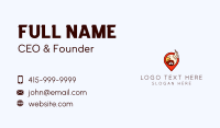 Bird Nest Location Business Card Design