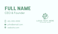 Green Letter B Business Card Design