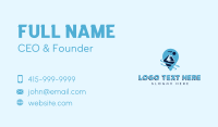 Mountain Location Pin Travel Business Card