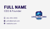 Night Outdoor Camping Business Card