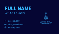 Blue Electric Guitar  Business Card Image Preview