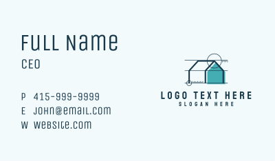 House Construction Architecture Business Card