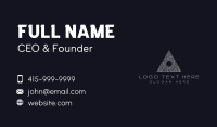 Pyramid Triangle Brand Business Card