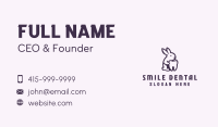 Bunny Dental Clinic Business Card Image Preview