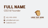 Lumberjack Wood Chop Business Card