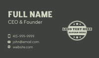 Infantry Business Card example 3