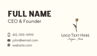 Flower Business Card example 3