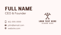Barber Razor Haircut Business Card