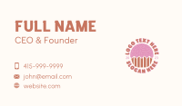 Pastry Chef Cupcake Business Card Design