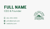 Lawn Care Landscaping Mower Business Card Design