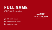 Fast Automotive Race Business Card