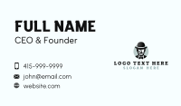 Gentleman Bowler Hat Business Card