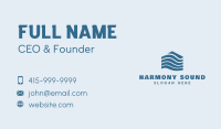 House Home Water Wave Business Card