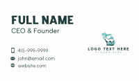 Michigan Deer Antler Business Card