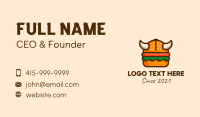 Burger Shop Business Card example 4