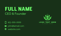 Plant Leaf Gardening Business Card