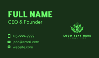 Plant Leaf Gardening Business Card Design