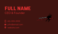Frightening Business Card example 4