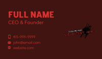 Horrifying Business Card example 4