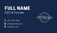 Classic Cafe Business Wordmark Business Card Design