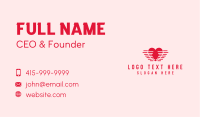 Lovely Heart Wings Business Card