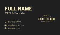 Company Business Card example 4