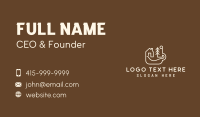 Camping Cafe Business Card Design