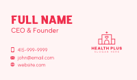 Red Heart Hospital Business Card Image Preview
