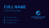 Cube Letter G Business Card