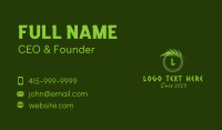 Outdoor Nature Letter  Business Card Design