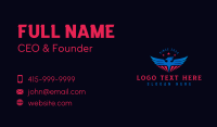 Patriotic American Eagle  Business Card