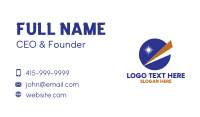 Round Marshall Island Flag Business Card