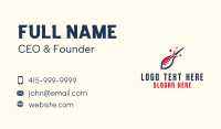 Sports Football Meteor Business Card