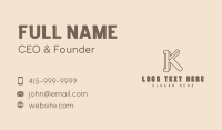 Professional Business Card example 1