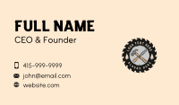 Hammer Chisel Woodwork Business Card