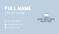 Antarctica Polar Bear Business Card