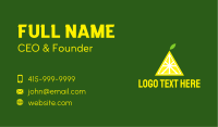 Triangle Lemon Fruit Business Card