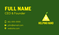 Triangle Lemon Fruit Business Card