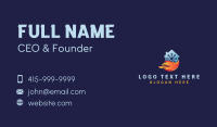 Heating & Cooling Home Business Card Design