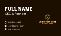 Lightning Pixel Circuit Business Card Design