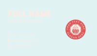 Bubblegum Candy Jar Business Card Design