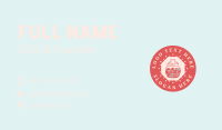 Bubblegum Candy Jar Business Card