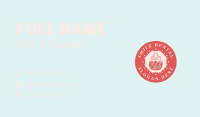 Bubblegum Candy Jar Business Card