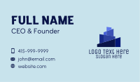 Blue City Skyline Business Card Design