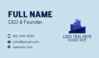 Blue City Skyline Business Card Design