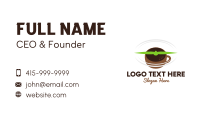 Flying Airport Coffee Cafe Business Card