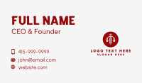 Red Circle Law Firm  Business Card