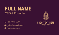 Swordsman Business Card example 2