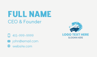 Car Water Splash Business Card