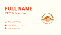 Peach Butt Fruit Business Card